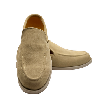 Mocasín Gamuza Beige