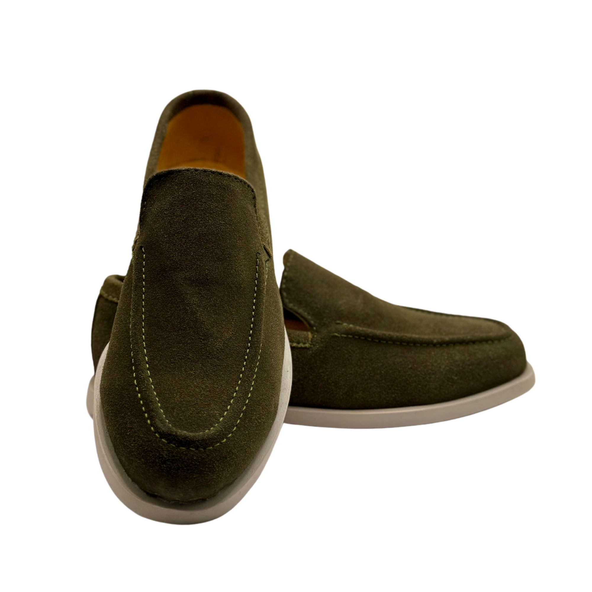 Mocasín Gamuza Verde