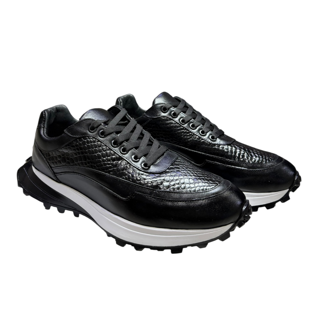 Tenis Nou Drillo Piel Negro